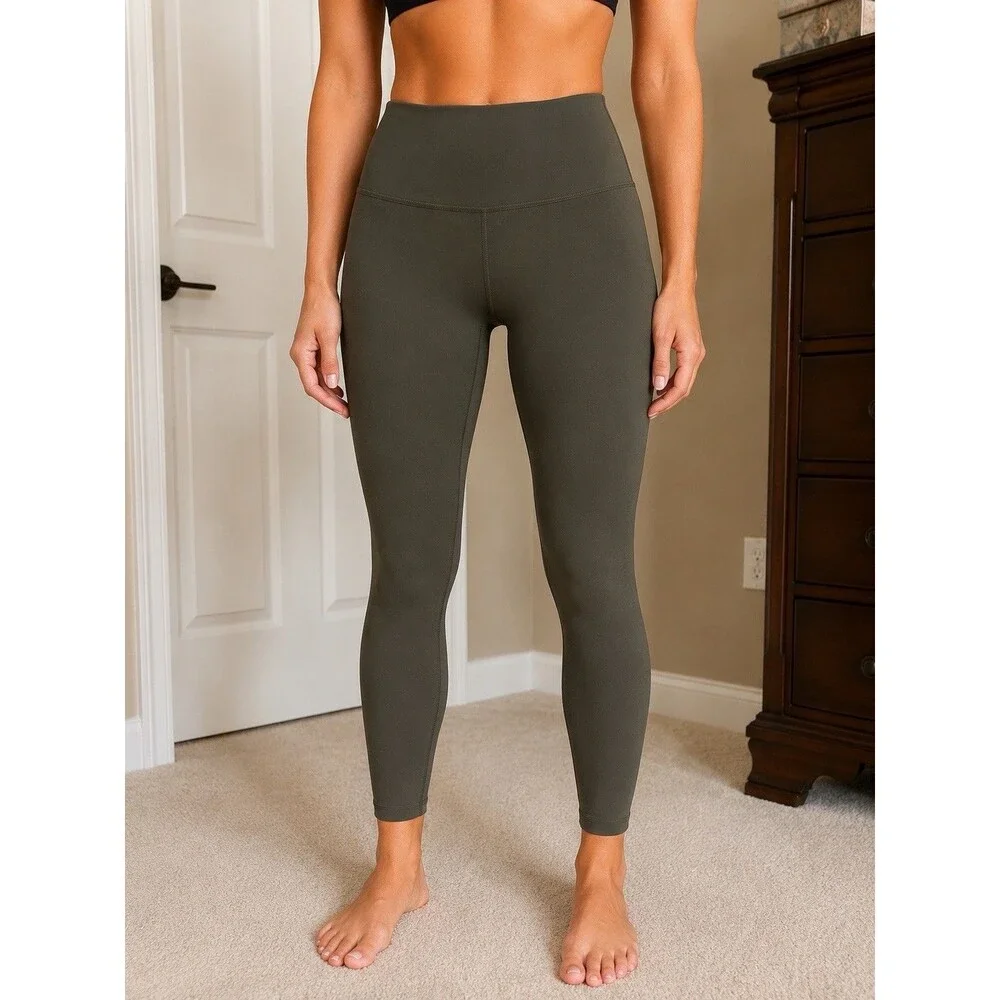 Lululemon Wunder Under High Rise Tight 29” Leggings Women’s Size 6 Dark Olive Gr